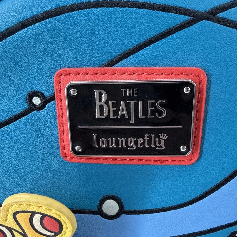 Loungefly x The Beatles Yellow Submarine Mini Backpack All you Need is Love